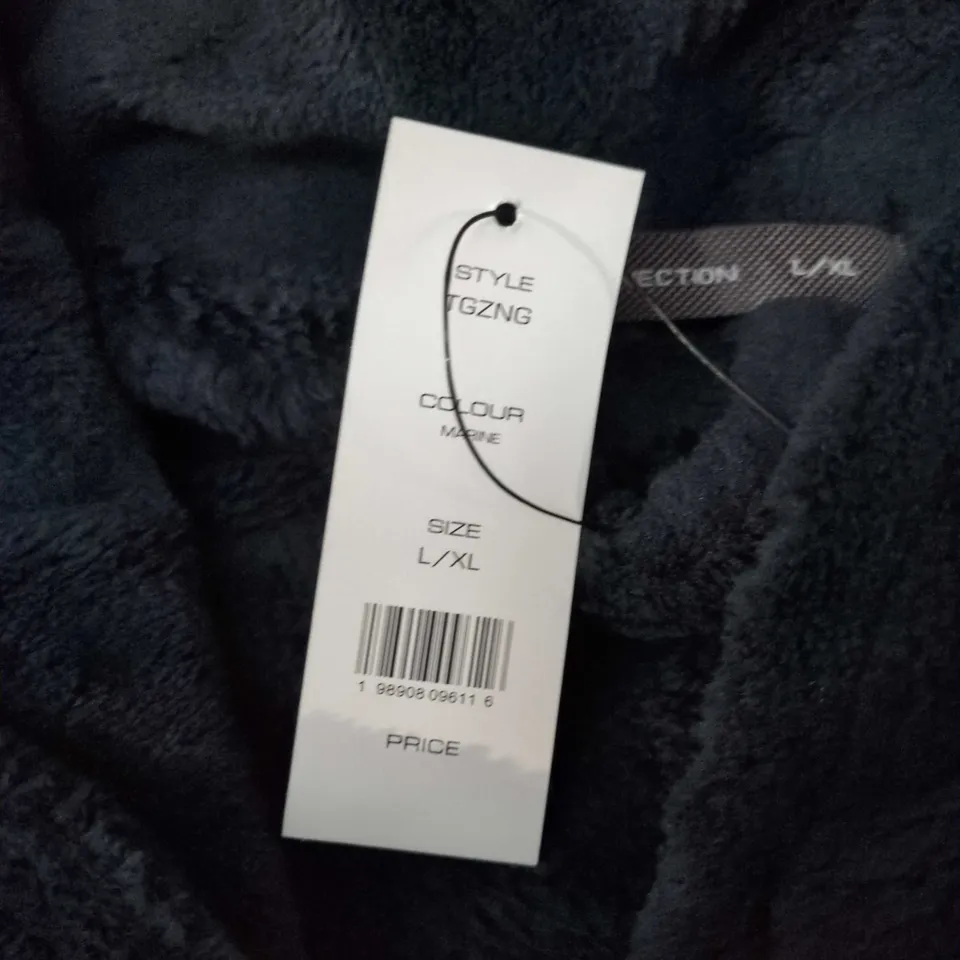 FRENCH CONNECTION MARINE COLOUR BATH ROBE SIZE L/XL