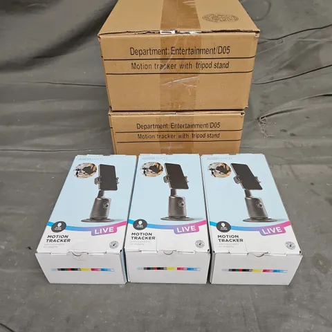 LOT OF 3X3 BRAND NEW BOXED MOTION TRACKER WITH TRIPOD STAND FOR VLOGGING