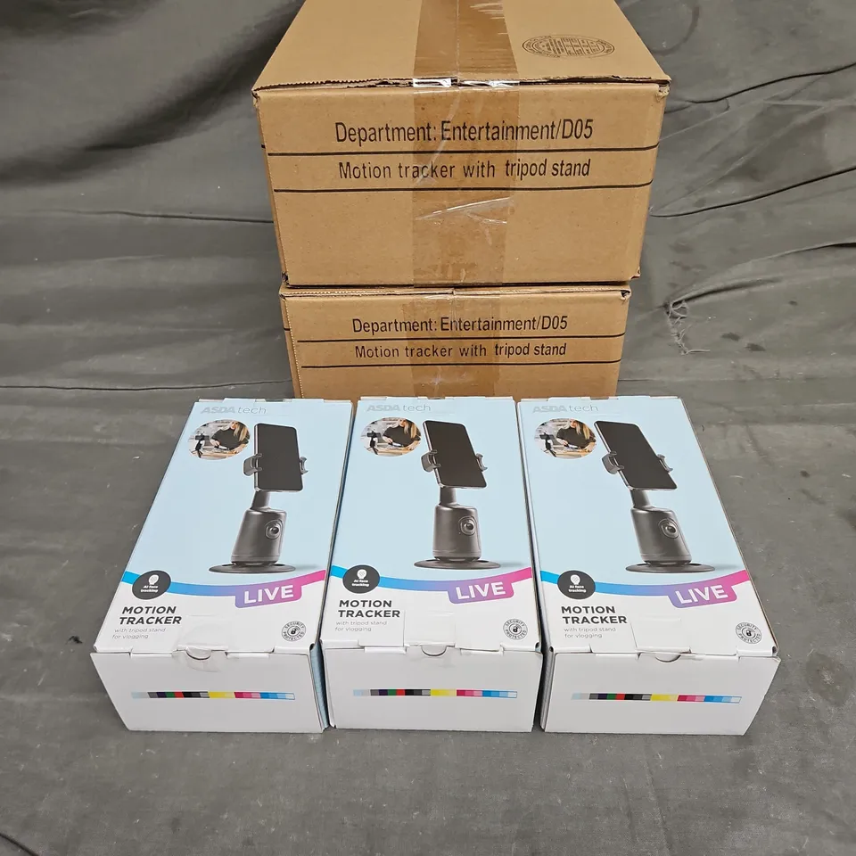 LOT OF 3X3 BRAND NEW BOXED MOTION TRACKER WITH TRIPOD STAND FOR VLOGGING