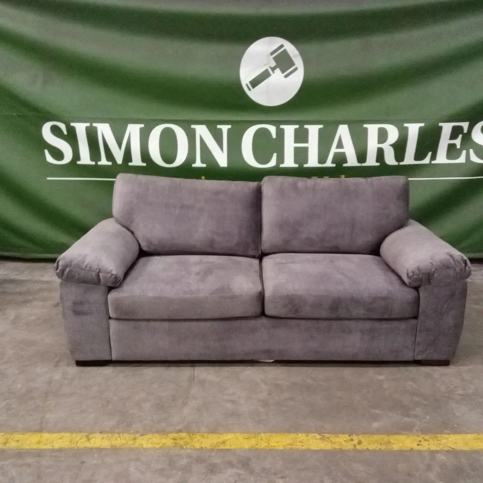 ELIZA FABRIC 3 SEATER SOFA - GREY RRP £749