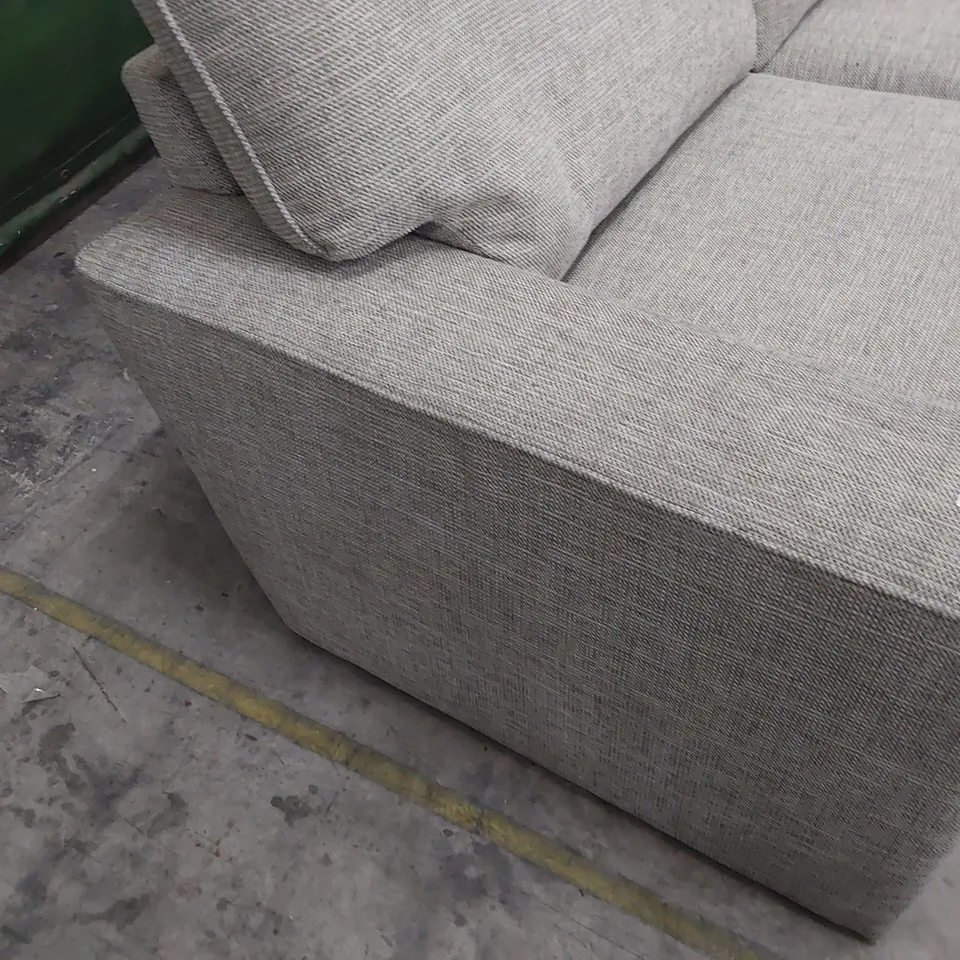 TWO SEATER SECTION GREY FABRIC