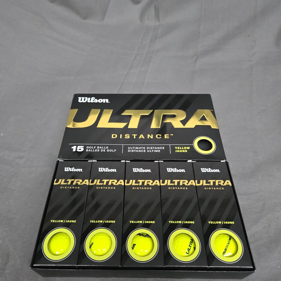 WILSON ULTRA DISTANCE GOLF BALLS - X15