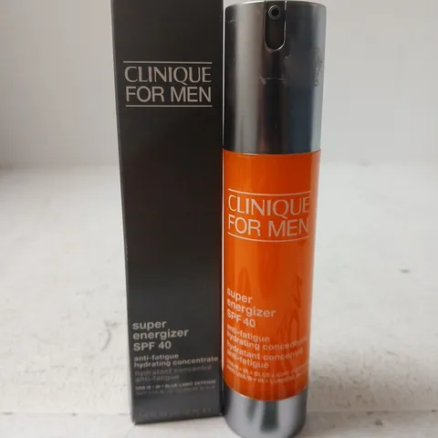 BOXED CLINIQUE FOR MEN SUPER ENERGIZER ANTI-FATIGUE HYDRATING CONCENTRATE 48ML