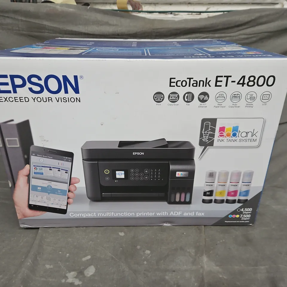 Epson EcoTank ET-4800 All-in-One Printer (Boxed)