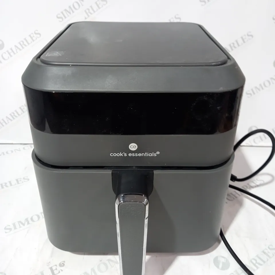 BOXED COOK'S ESSENTIALS 5.8L AIR FRYER IN SLATE GREY