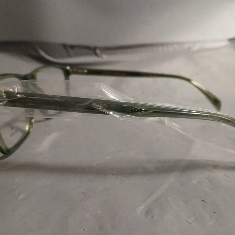 BOXED PAIR OF GREEN EYEWEAR BY DAVID BECKHAM GLASSES