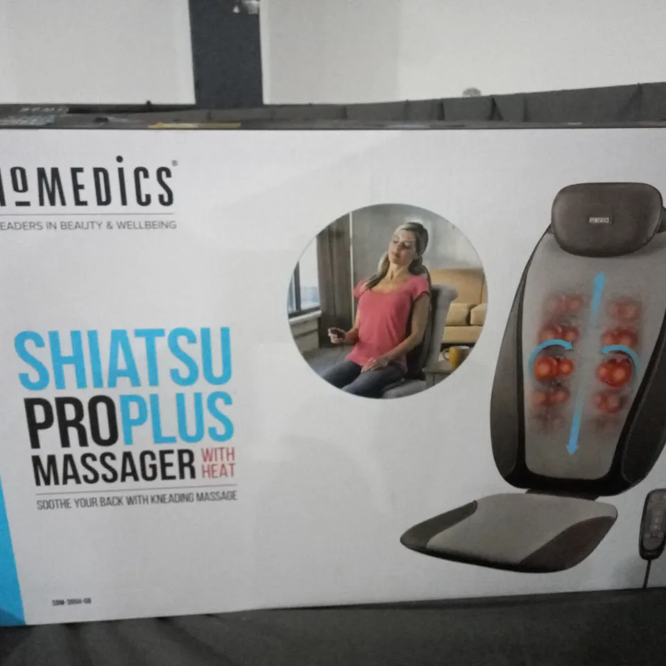 BOXED HOMEDICS SBM-350H SHIATSU PRO PLUS MASSAGER