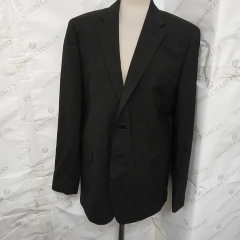 MENS REGULAR SUIT JACKET BLACK SIZE 40