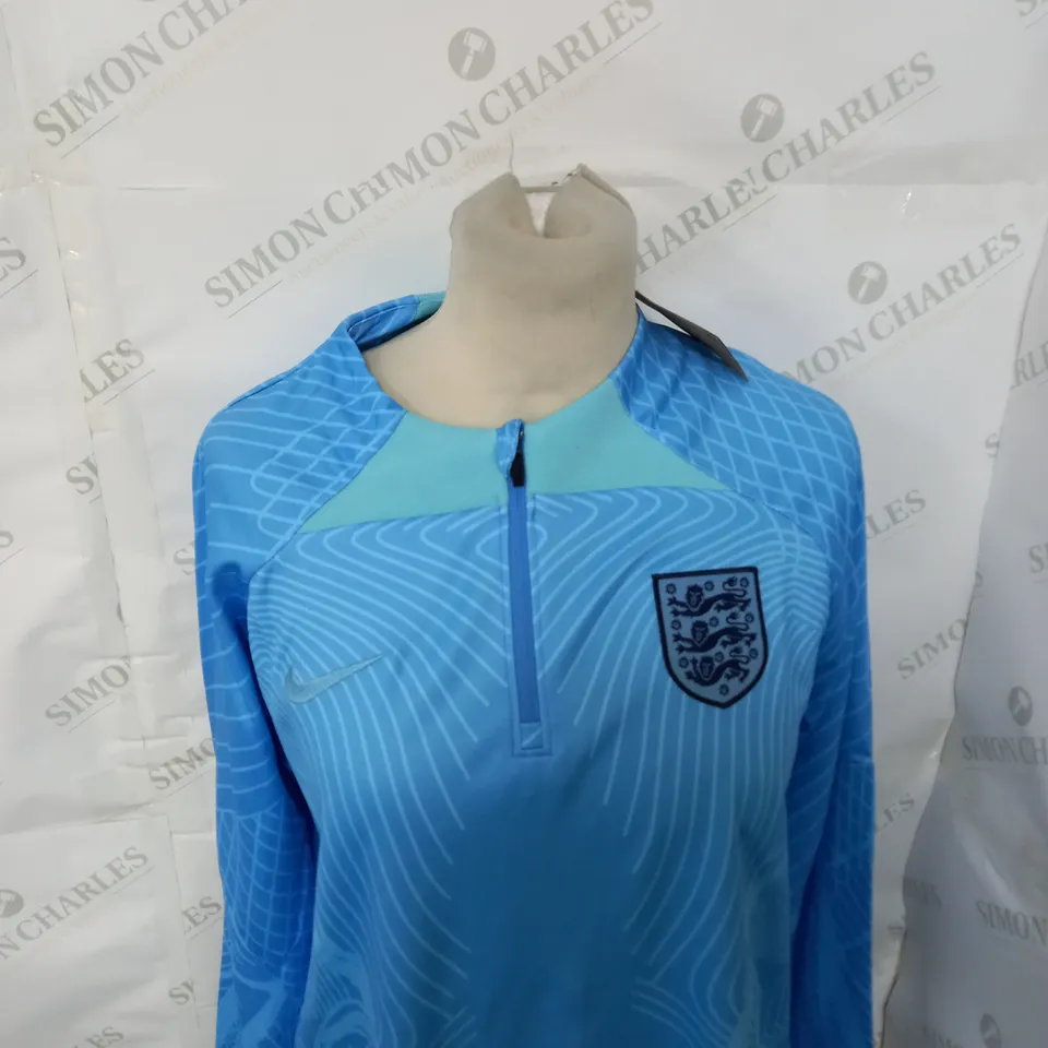 ENGLAND FC 1/4 ZIP TRAINING TOP SIZE 18