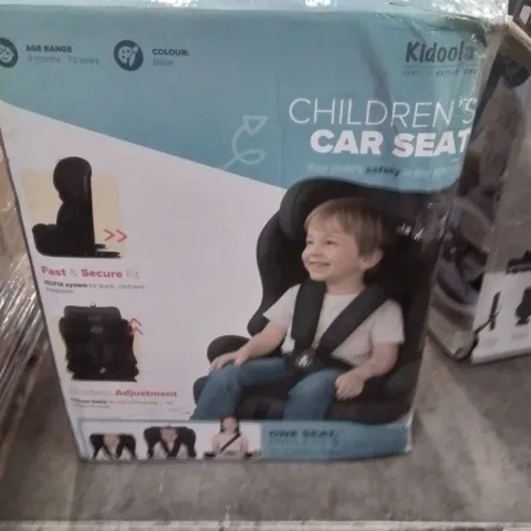 BOXED KIDOOLA CHILDREN'S CAR SEAT