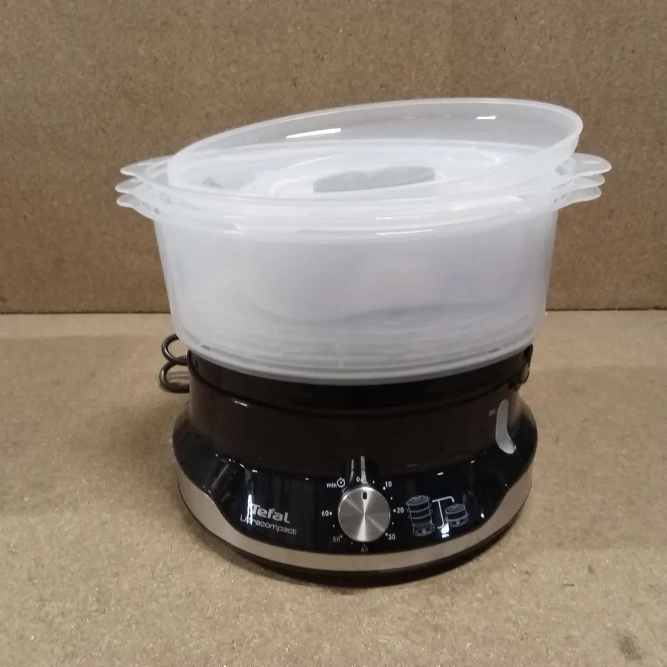 BOXED TEFAL ULTRA COMPACT STEAM COOKER