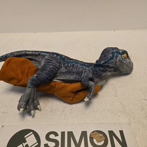 JURASSIC WORLD FX BABY BLUE RAPTOR VELOCIRAPTOR HAND PUPPET