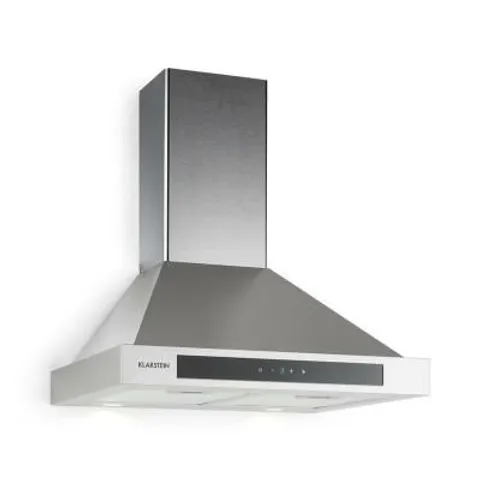 BOXED ZELDA 60CM STAINLESS STEEL WALL-MOUNTED COOKER HOOD