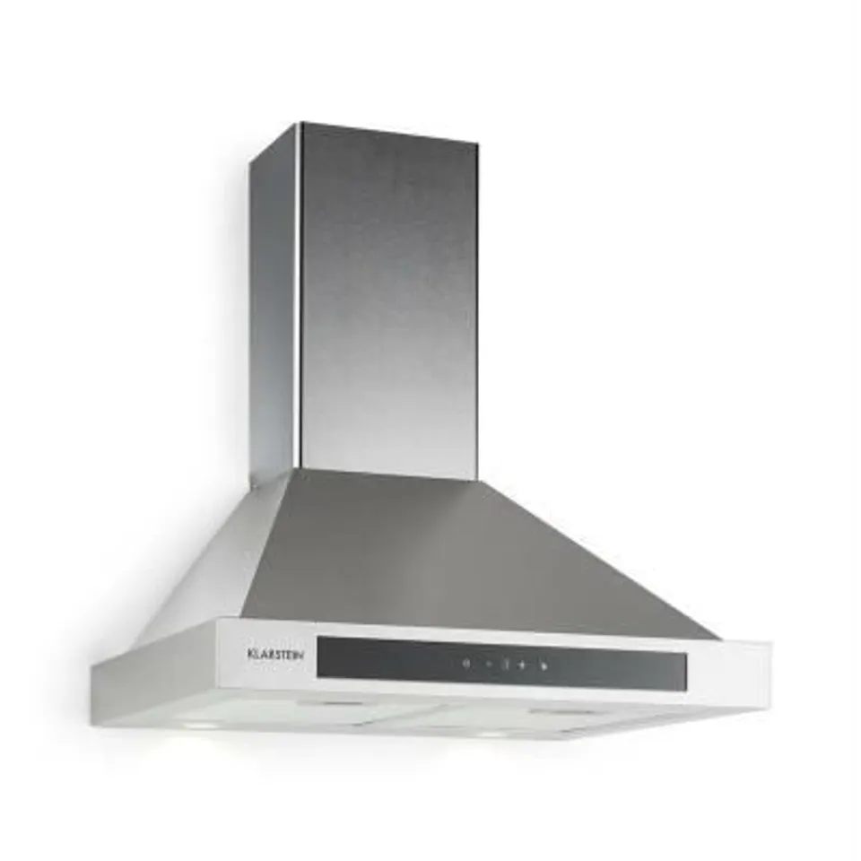 BOXED ZELDA 60CM STAINLESS STEEL WALL-MOUNTED COOKER HOOD