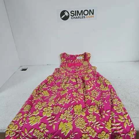 HELENE BERMAN LONDON PINK FLORAL DRESS, UK 12