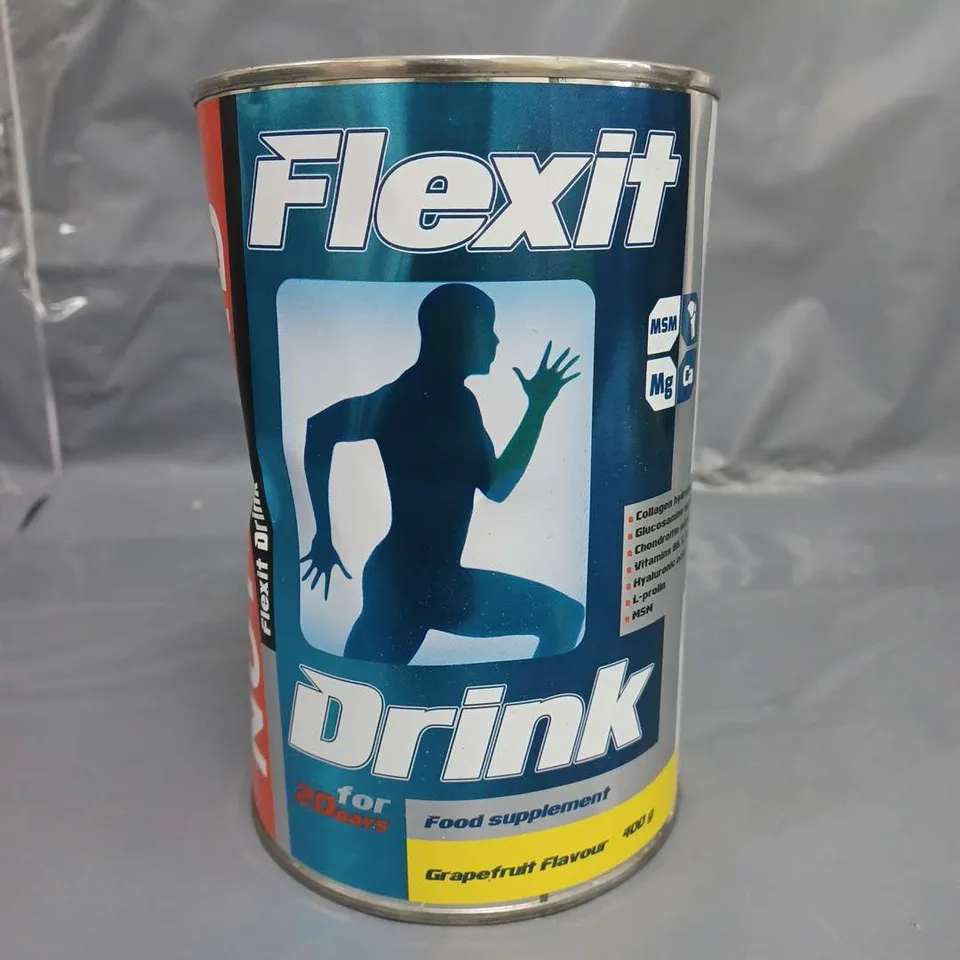 FLEXT FOOD SUPPLEMENT DRINK GRAPEFRUIT FLAVOUR 400G