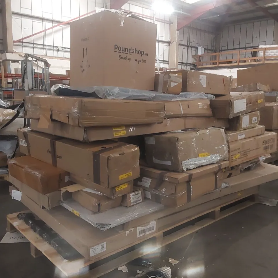 PALLET CONTAINING A VERY LARGE QUANTITY OF ASSORTED FURNITURE PARTS