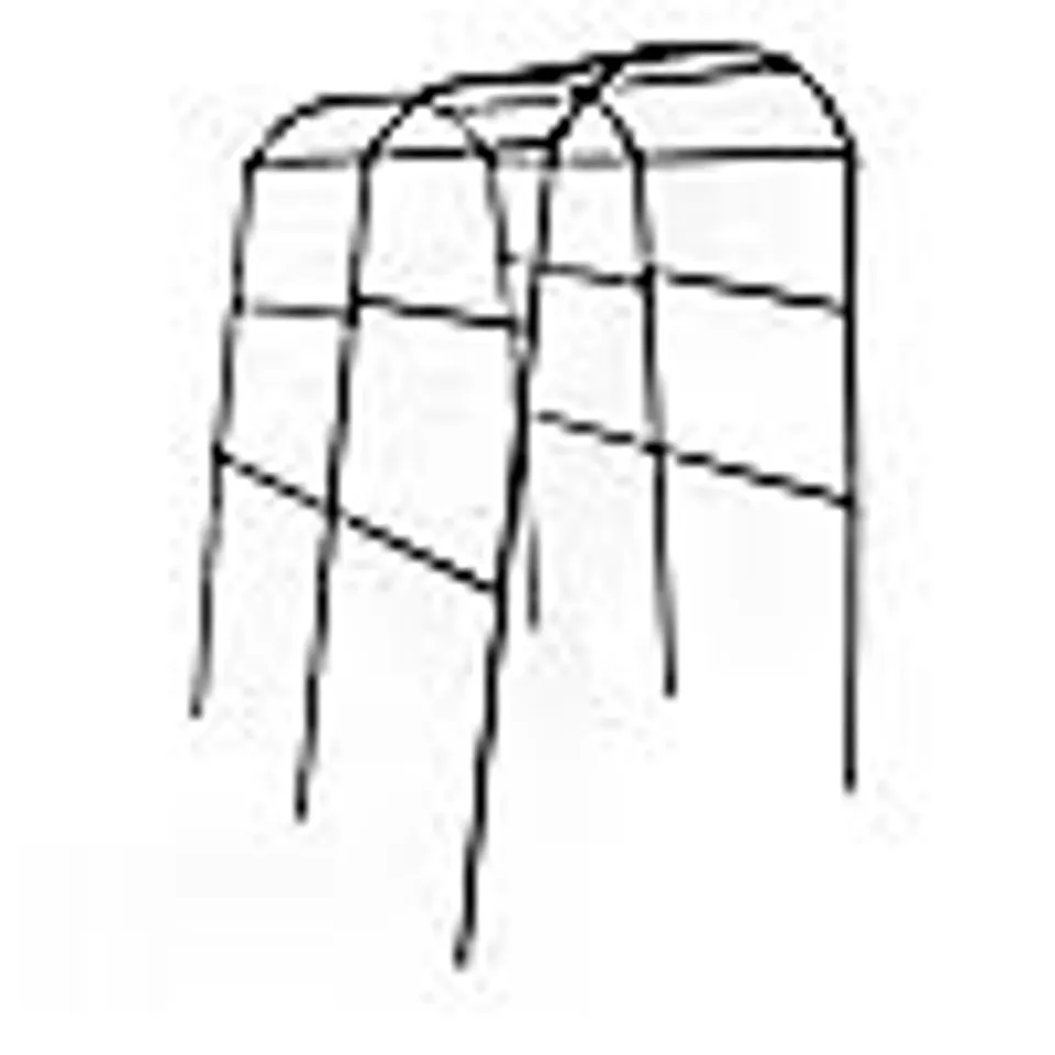 GARDEN STORIES GALVANISED STEEL CLIMBING ARCHWAY