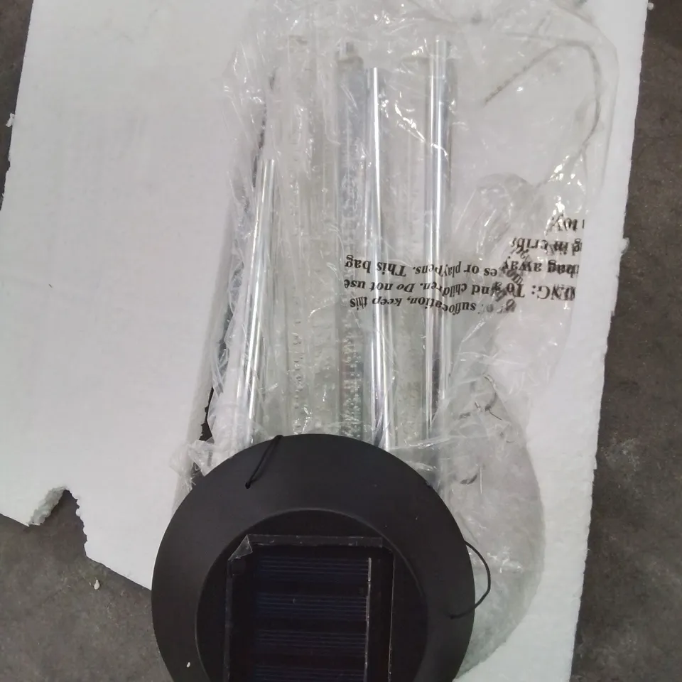A SET OF LED SOLAR WIND CHIMES
