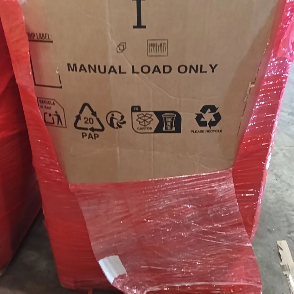 PALLET OF ASSORTED HOUSEHOLD GOODS AND PRODUCTS TO INCLUDE; IRON WOK, IMPULSE SEALER, BOXED FURNITURE ETC