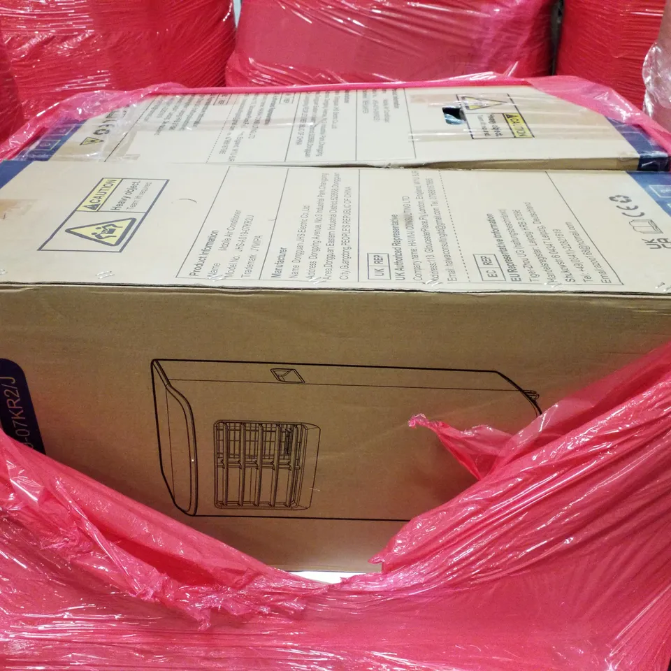PALLET OF APPROXIMATELY 7 BOXED MOBILE AIR CONDITIONERS 