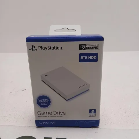 SEAGATE GAME DRIVE 5TB FOR PLAYSTATION 5/PS4 – USB EXTERNAL HDD