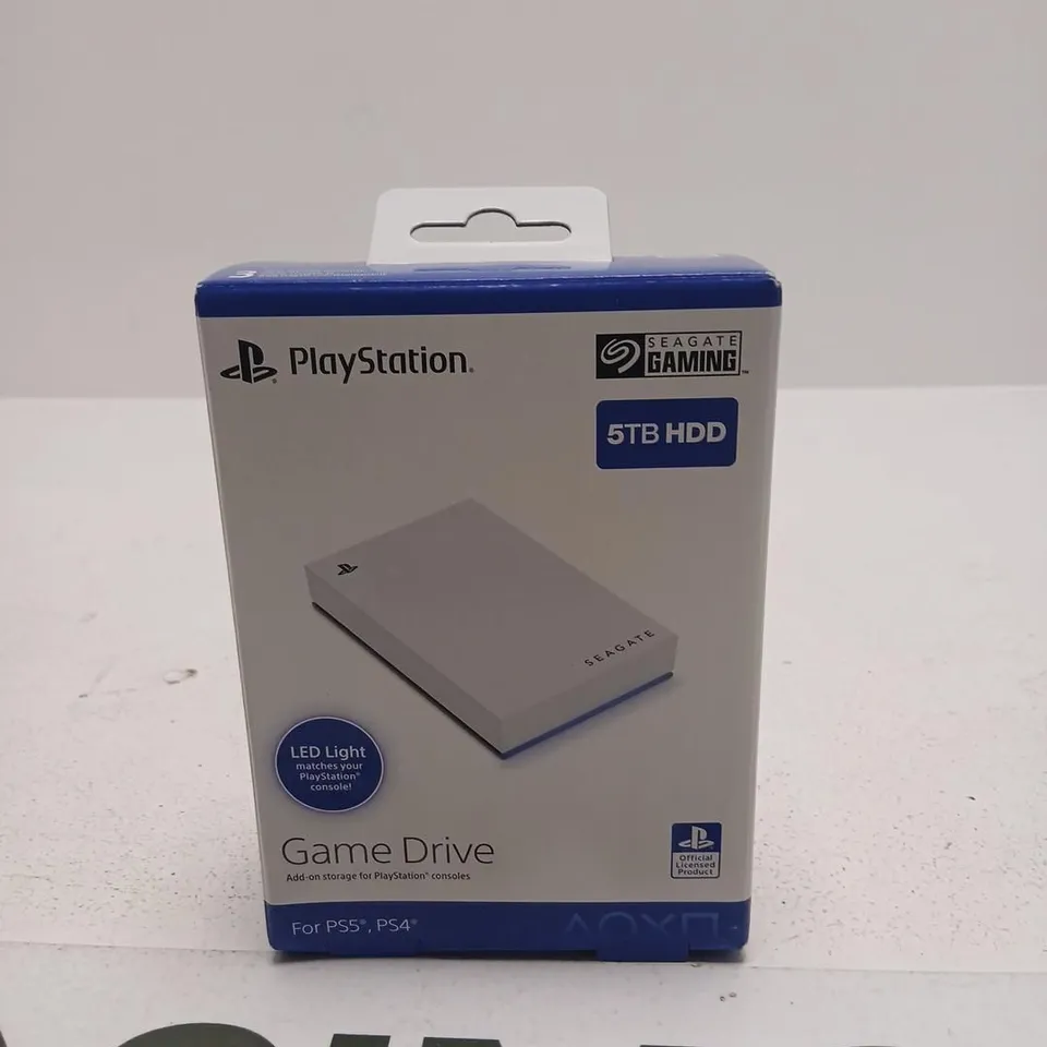 SEAGATE GAME DRIVE 5TB FOR PLAYSTATION 5/PS4 – USB EXTERNAL HDD