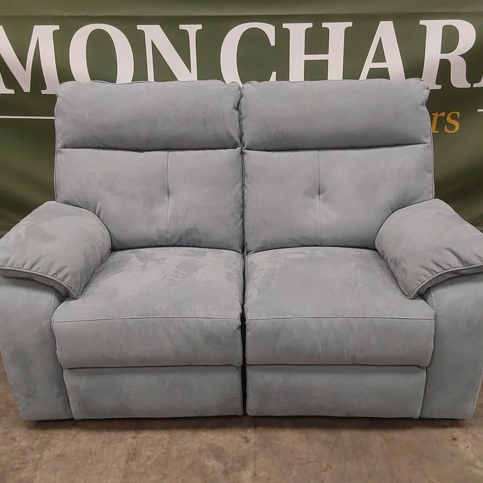 QUALITY DESIGNER ITALIAN MADE LUGANO 2 SEATER ELECTRIC RECLINER LOVESEAT SOFA