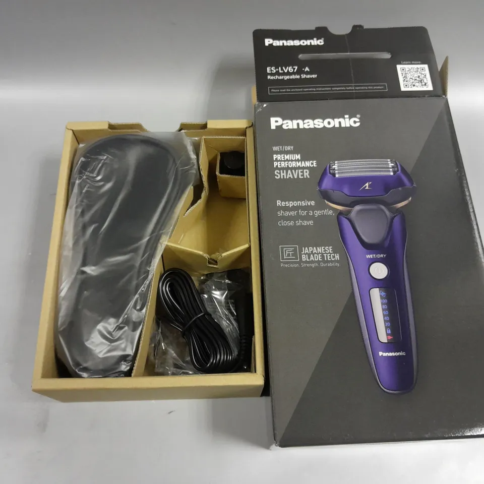 BOXED PANASONIC ES-LV67 RECHARGABLE SHAVER 