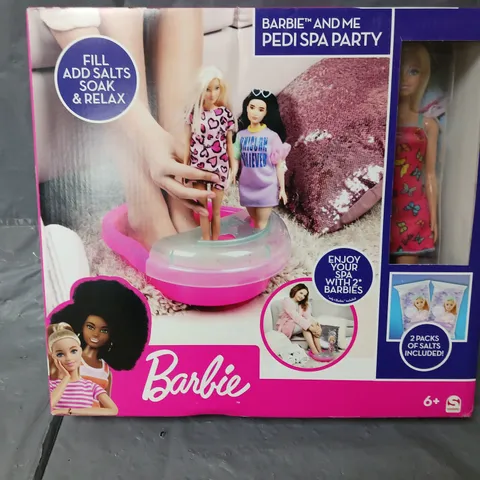 BARBIE AND ME PEDI SPA PARTY 