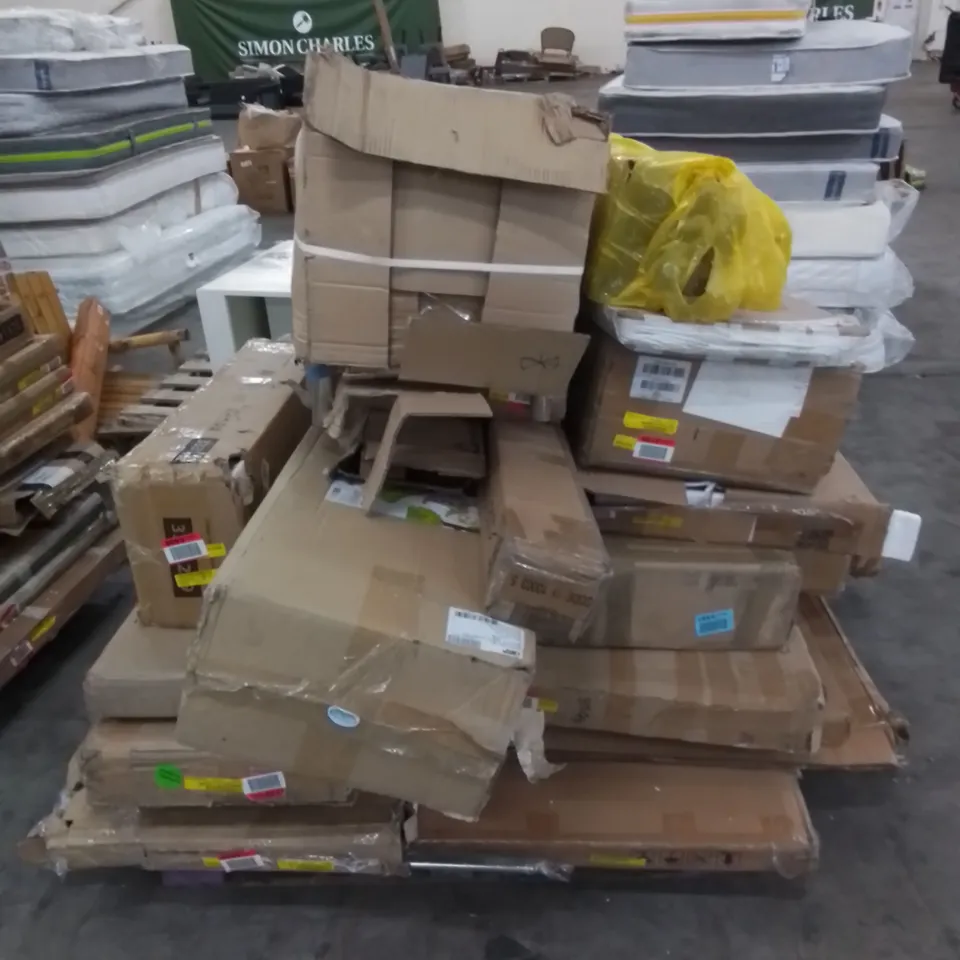 PALLET CONTAINING ASSORTED FURNITURE PARTS, INCOMPLETE SETS