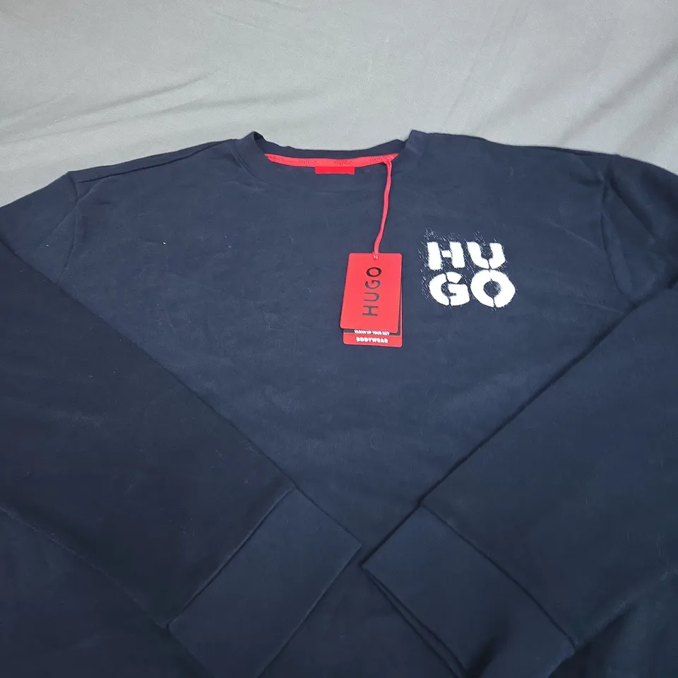 HUGO BOSS SPRAY LOGO SWEAT SIZE L