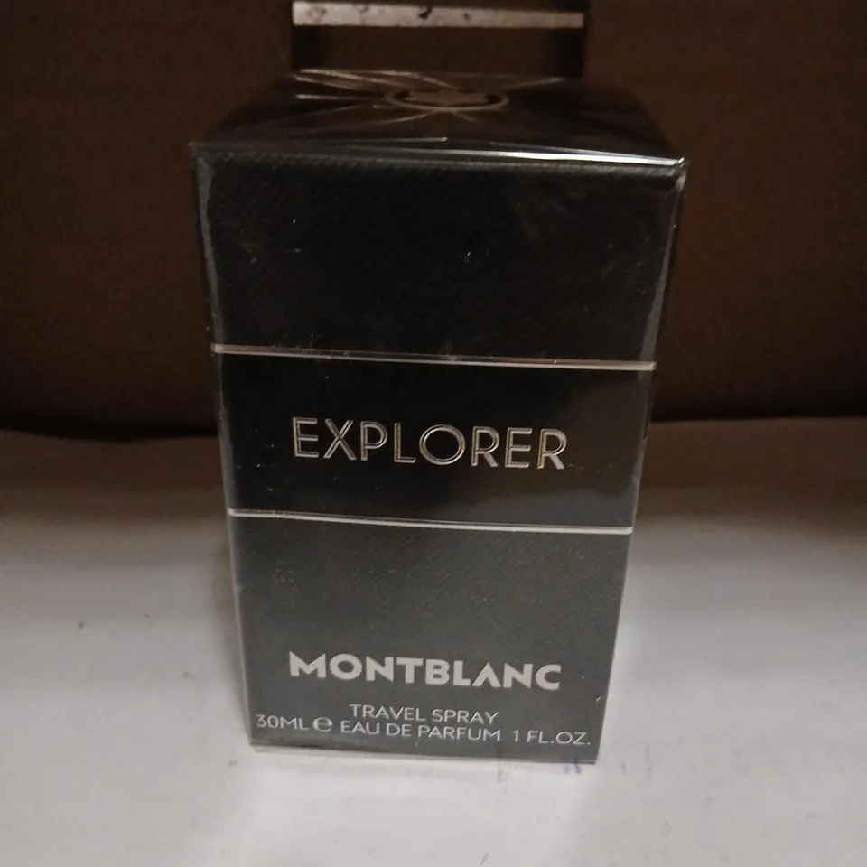 BOXED AND SEALED MONT BLANC EXPLORER TRAVEL EAU DE PARFUM 30ML 