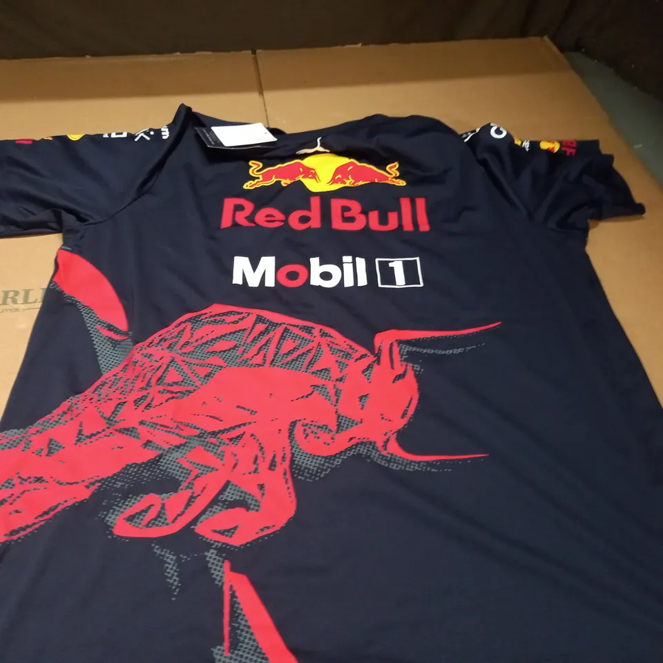 RED BULL PUMA NAVY T-SHIRT - EU L