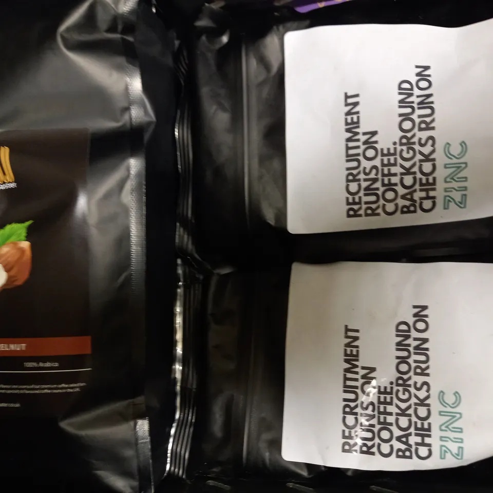LOT OF 7 PACKS OF COFFEE BEANS (2.75KG TOTAL)