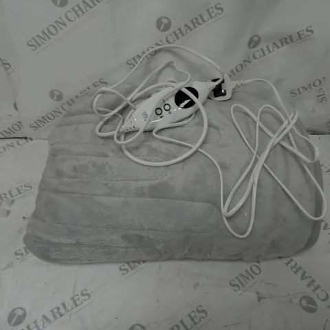 BOXED COZEE HOME HEATED BLANKET - GREY