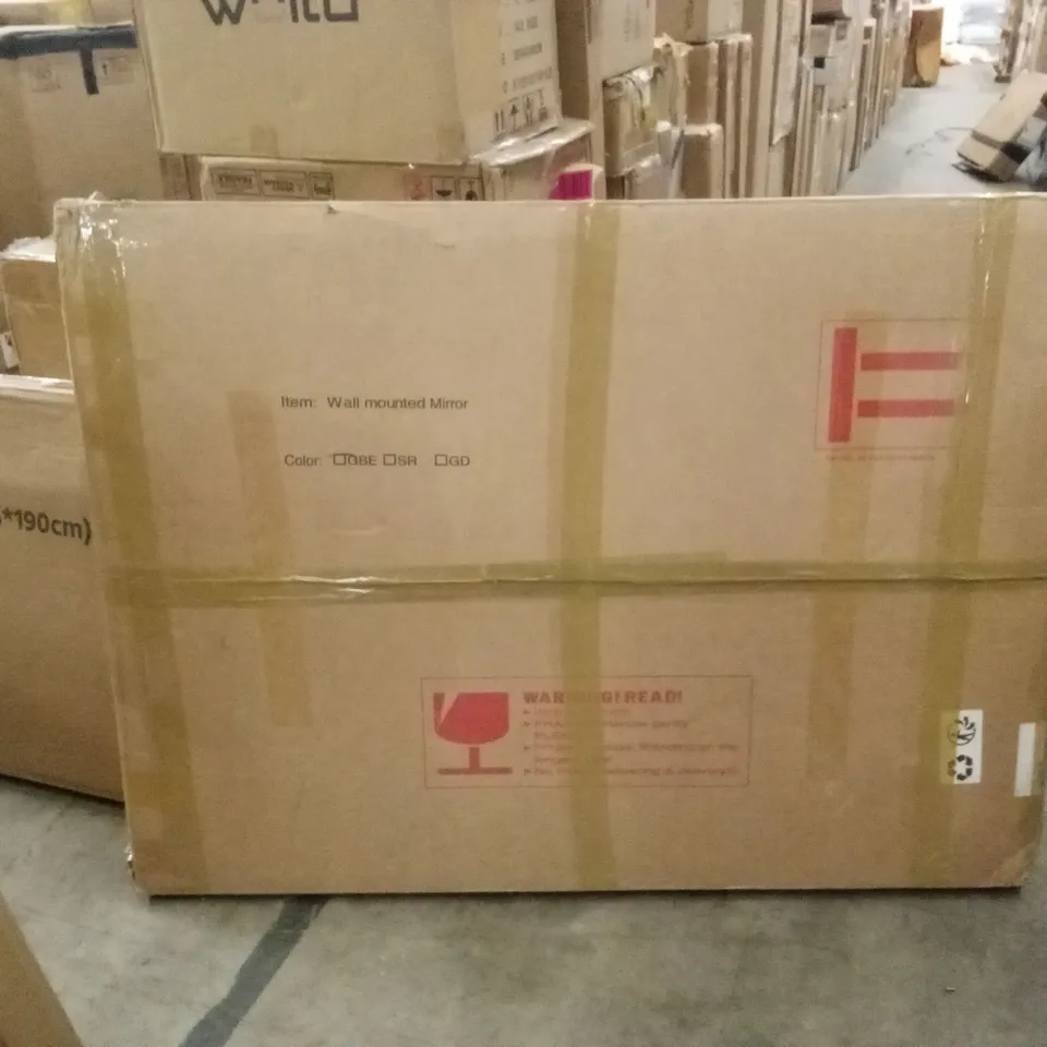 BOXED WALL MOUNTED MIRROR (1 BOX)