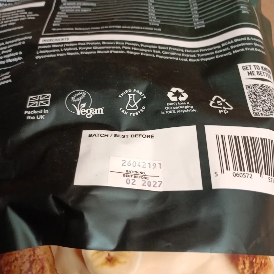 VIVO LIFE PERFORM PROTEIN 26 SERVINGS GLUTEN FREE