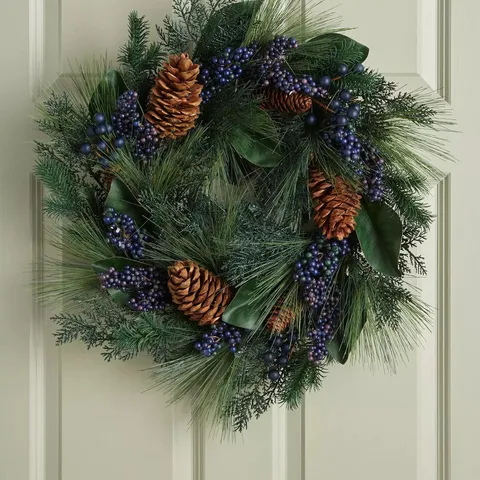 BLUEBERRY CHRISTMAS WREATH