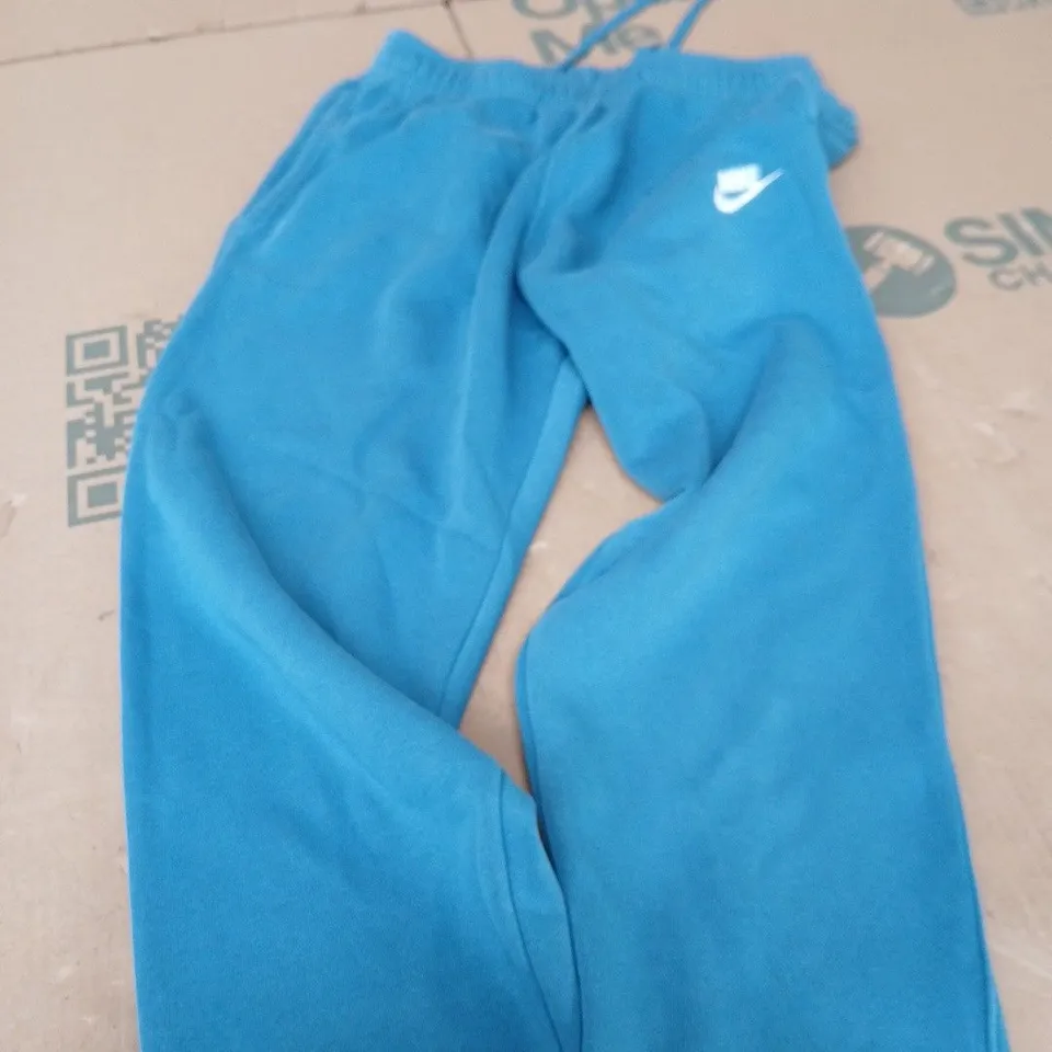 NIKE BLUE TRACK PANTS - S