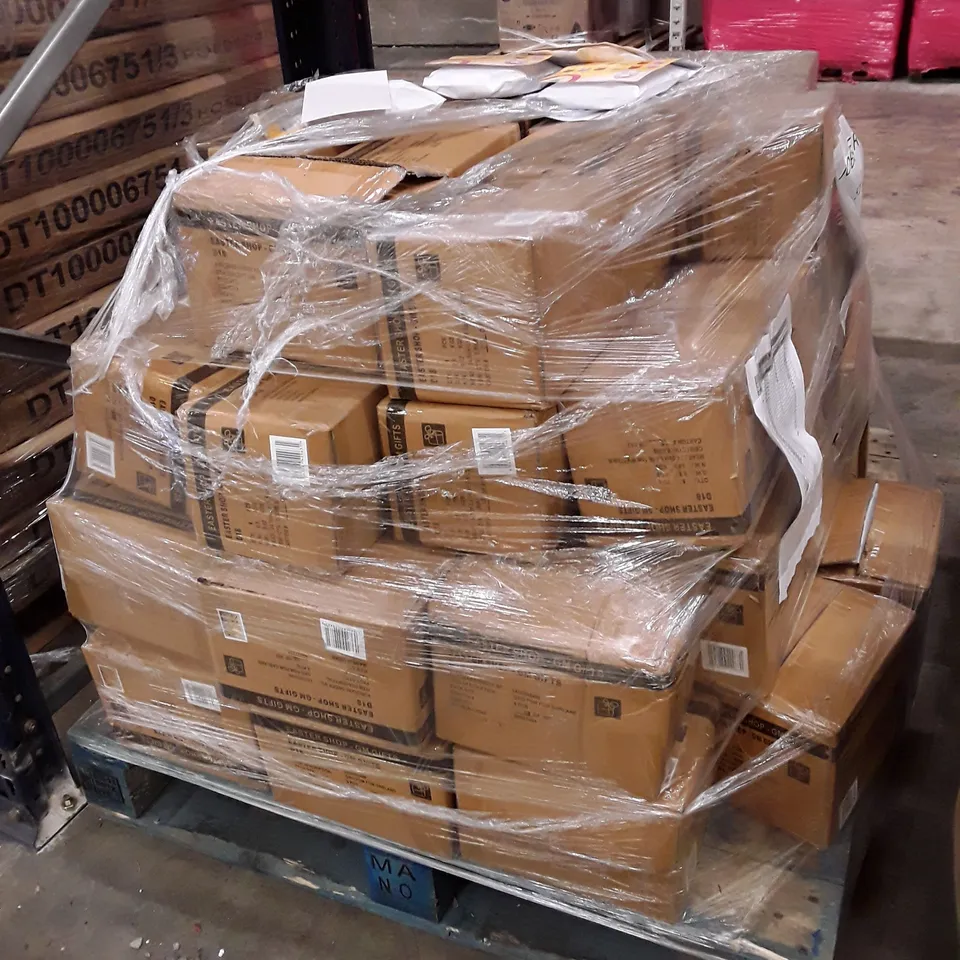 PALLET OF APPROXIMATELY 55 BOXES EACH CONTAINING 6 EASTER POM POM GARLANDS
