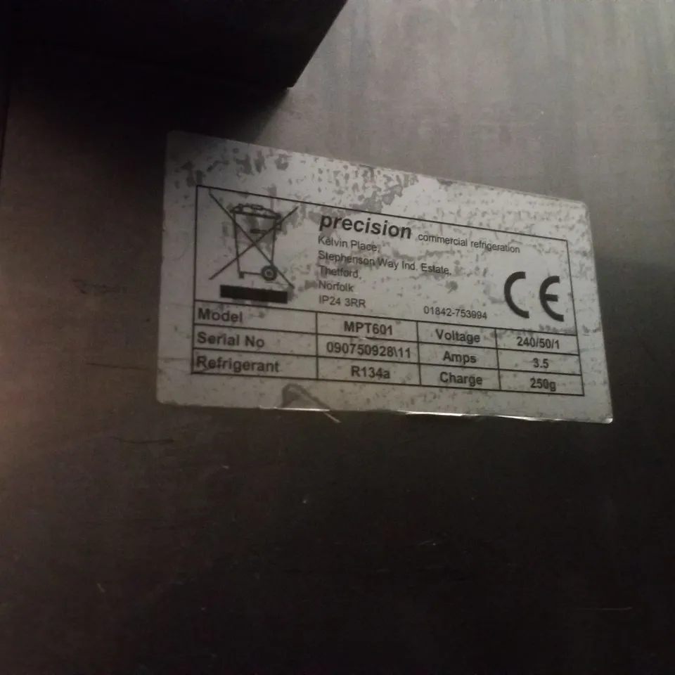 PRECISION MPT601 UPRIGHT FRIDGE