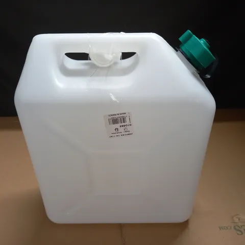 PLASTIC 10L + TAP JERRYCAN
