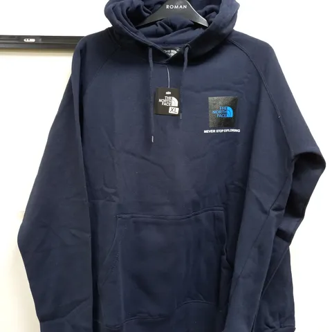 THE NORTH FACE NEVER STOP EXPLRONG HOODIE IN NAVY - XL