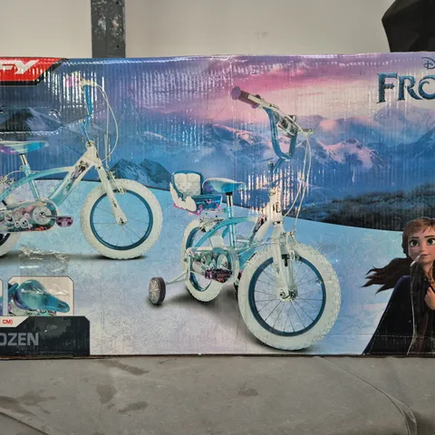 BOXED HUFFY FROZEN 14" BIKE - COLLECTION ONLY