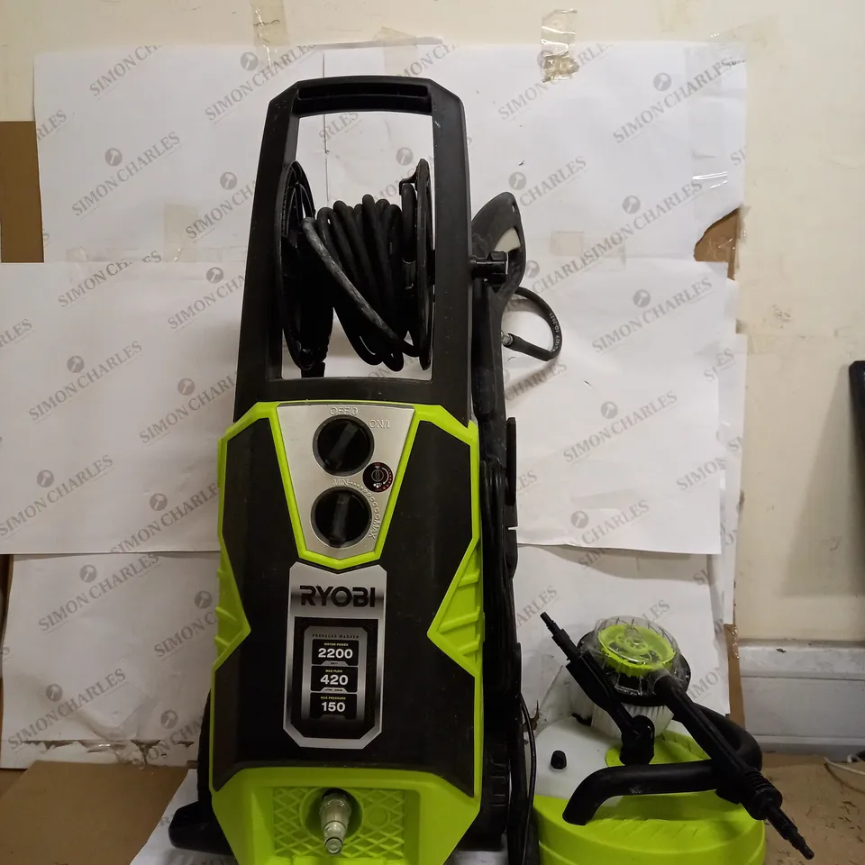 RYOBI RPW150XRB CORDED PRESSURE WASHER (COLLECTION ONLY)