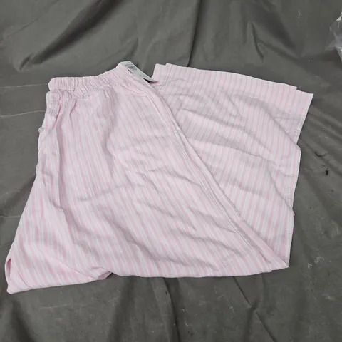 HOLLISTER SLEEP PYJAMA BOTTOMS IN PINK STRIPE SIZE M SHORT