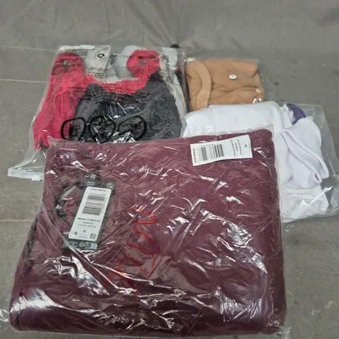 APPROXIMATELY 25 ASSORTED CLOTHING AND FASHION PRODUCTS IN VARIOUS STYLES AND SIZES - COLLECTION ONLY