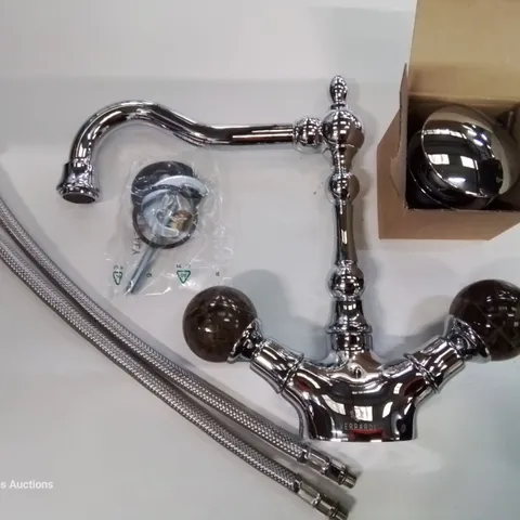 BOXED BIANCHI BOHEME STONE SINGLE HOLE BIDET MIXER WITH AUTO POP UP WASTE
