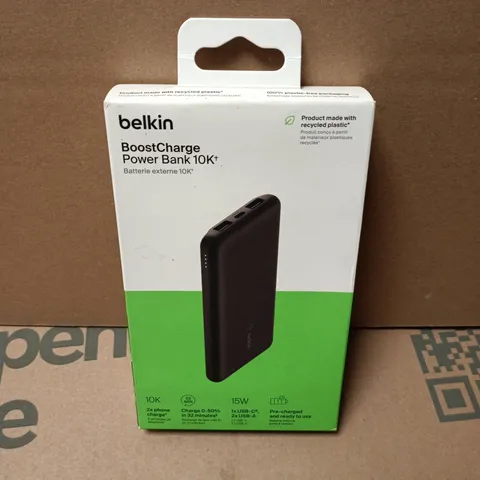 BOXED BELKIN BOOST CHARGE POWER BANK 10K
